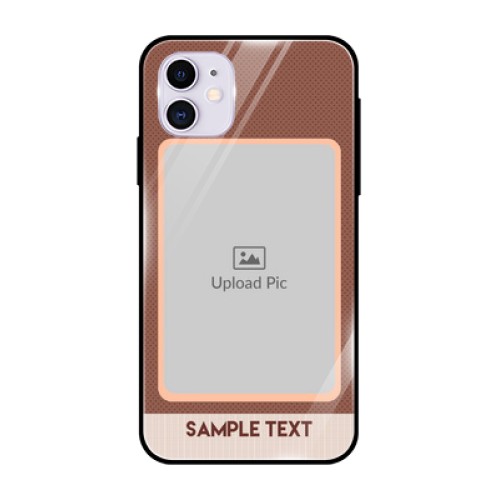 iPhone 11 Custom Glass Phone Case with Photo Printing Personalized Glass Cases