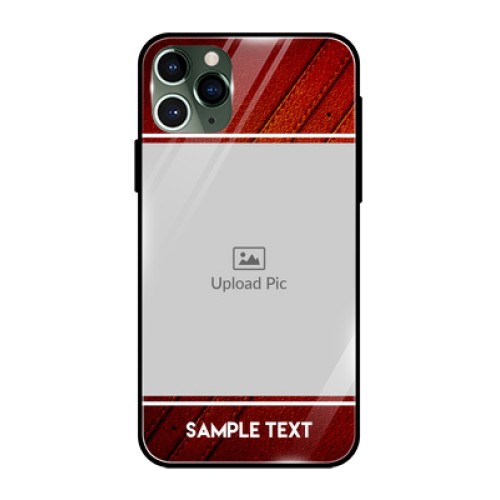 iPhone 11 Pro Custom Glass Phone Case with Photo Printing Personalized Glass Cases