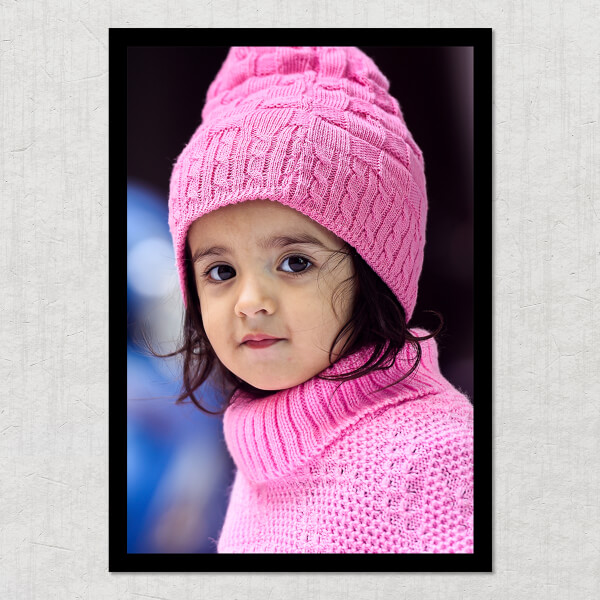 Custom Full Pic Upload with Border Design: Portrait Acrylic Photo Frame with Image Printing – PrintShoppy Photo Frames
