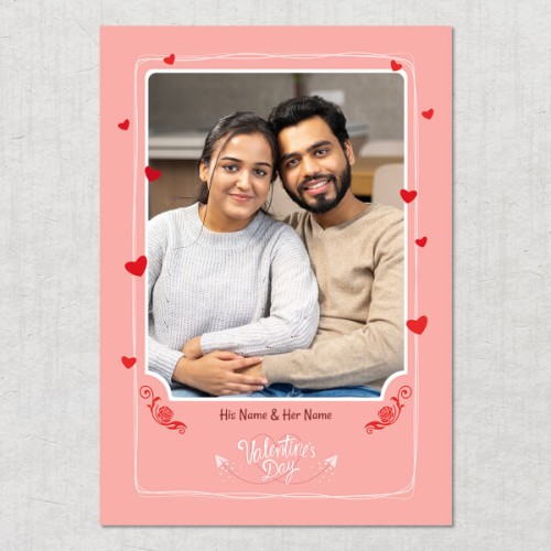 Together Forever with Love Symbols Frame Design: Portrait Acrylic Photo Frame with Image Printing – PrintShoppy Photo Frames