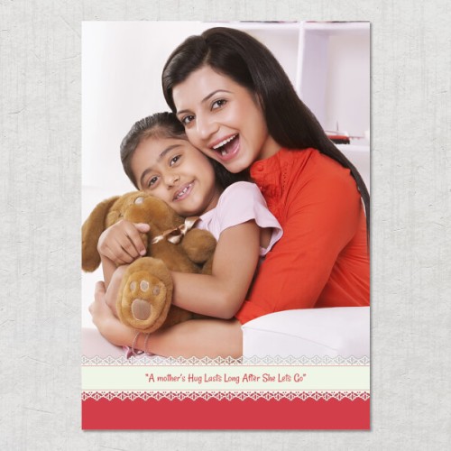 Happy Birthday Mom Design: Portrait Acrylic Photo Frame with Image Printing – PrintShoppy Photo Frames