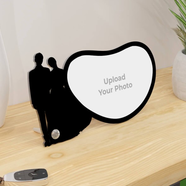 Custom Photo Upload On Wedding Memories Design Acrylic Photo Stand