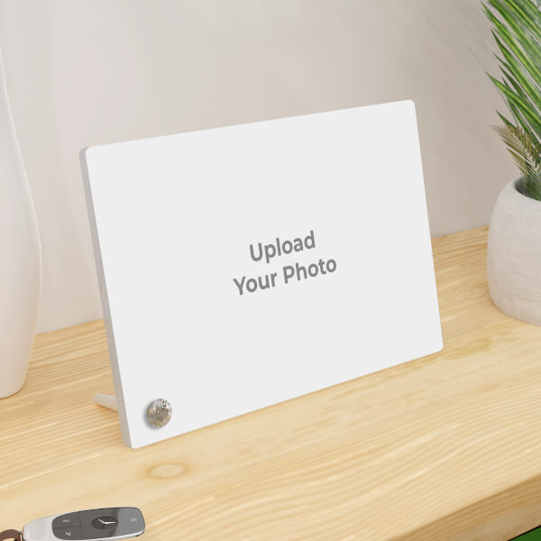 Custom Full Pic Upload Design: Landscape Acrylic Photo Stand with Image Printing – PrintShoppy Acrylic Photo Stand