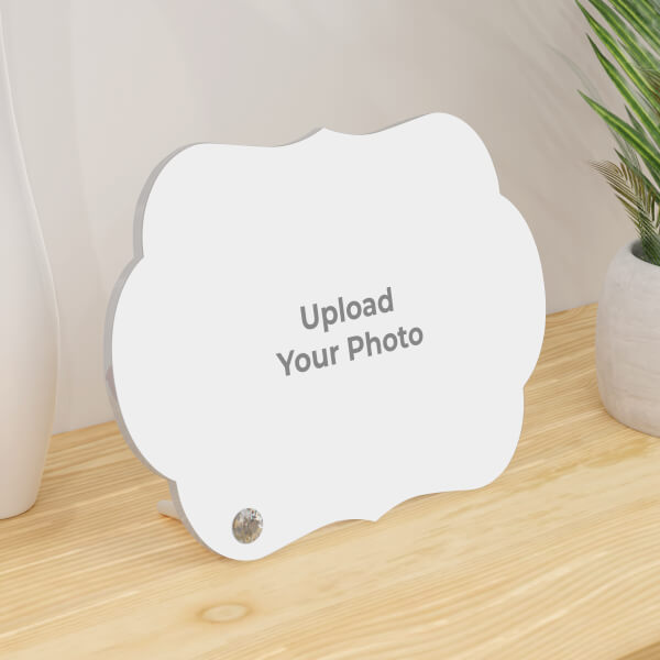 Custom Custom Badge Type Design Acrylic Photo Stand