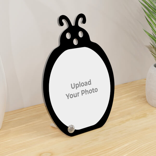 Custom Customized Acrylic Photo Stand With Image On Bee Design