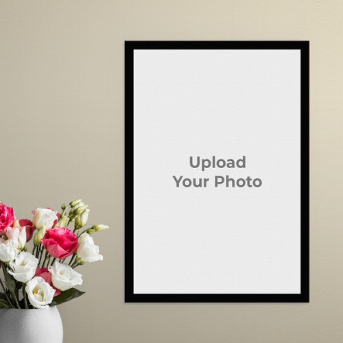 Full Pic Upload with Border Design: Portrait Aluminium Photo Frame with Image Printing – PrintShoppy Photo Frames