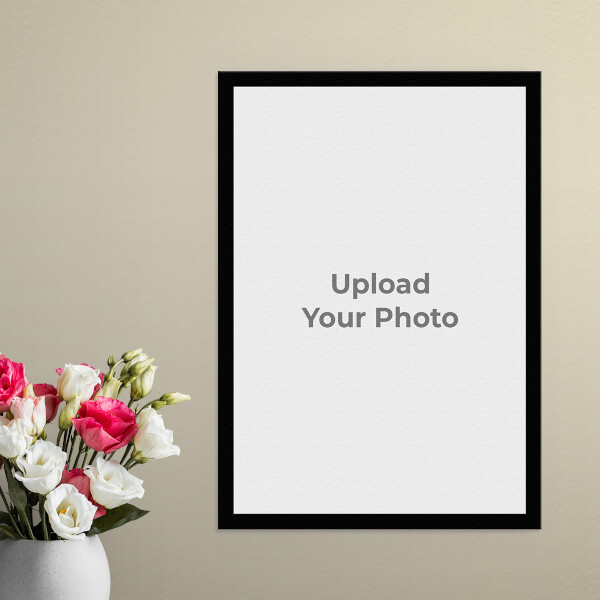Custom Full Pic Upload with Border Design: Portrait Aluminium Photo Frame with Image Printing – PrintShoppy Photo Frames