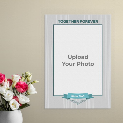 Together Forever Design: Portrait Aluminium Photo Frame with Image Printing – PrintShoppy Photo Frames