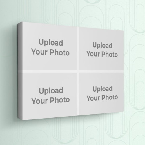 4 Pic Upload Design: Landscape canvas Photo Frame with Image Printing – PrintShoppy Photo Frames