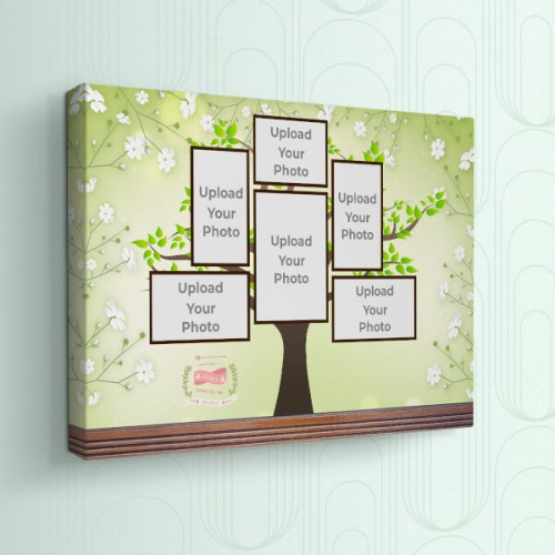Family Tree Design: Landscape canvas Photo Frame with Image Printing – PrintShoppy Photo Frames