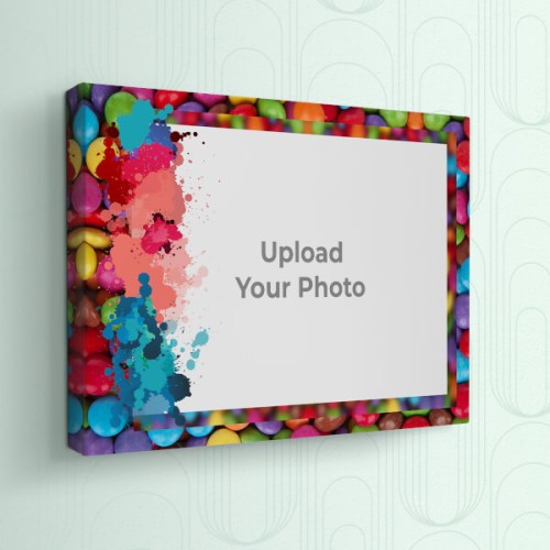 Water Colour Splash Design: Landscape canvas Photo Frame with Image Printing – PrintShoppy Photo Frames