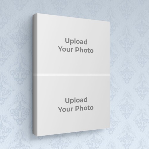 2 Pics Upload Design: Portrait canvas Photo Frame with Image Printing – PrintShoppy Photo Frames