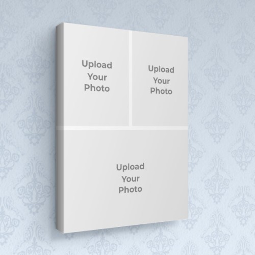 3 Pics Upload Design: Portrait canvas Photo Frame with Image Printing – PrintShoppy Photo Frames