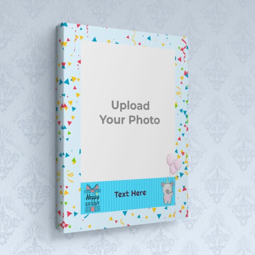 Kids Happy Birthday Design: Portrait canvas Photo Frame with Image Printing – PrintShoppy Photo Frames