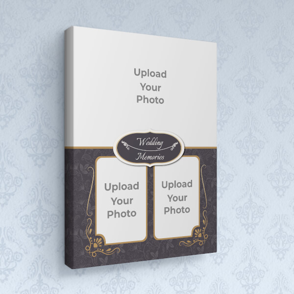 Custom Traditional Wedding Frame Design: Portrait canvas Photo Frame with Image Printing – PrintShoppy Photo Frames