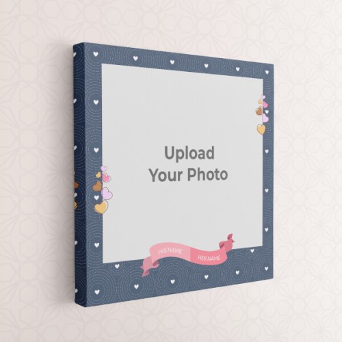Full Pic Upload Design: Square canvas Photo Frame with Image Printing – PrintShoppy Photo Frames