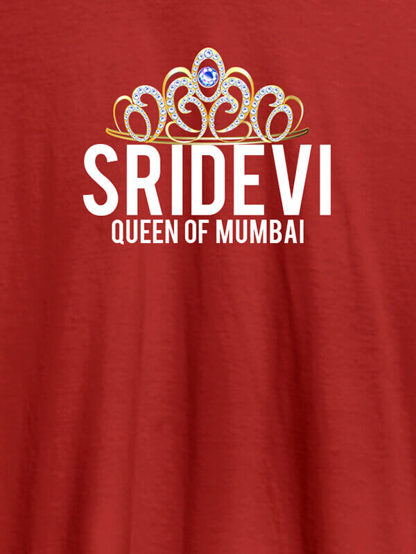 Custom Queen of City Name and Text On Red Color Women T Shirts with Name, Text, and Photo