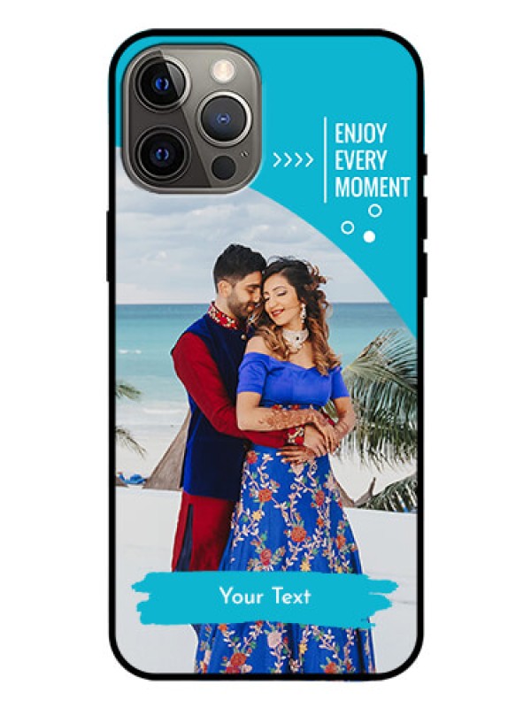 Custom Iphone 12 Pro Max Custom Glass Mobile Case  - Happy Moment Design