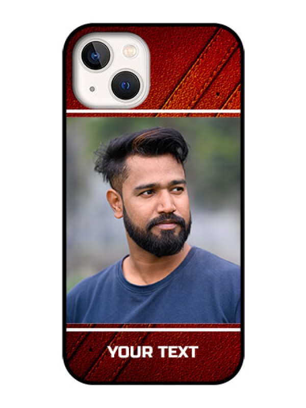 iPhone 13 Custom Glass Phone Case with Photo Printing Personalized Glass Cases