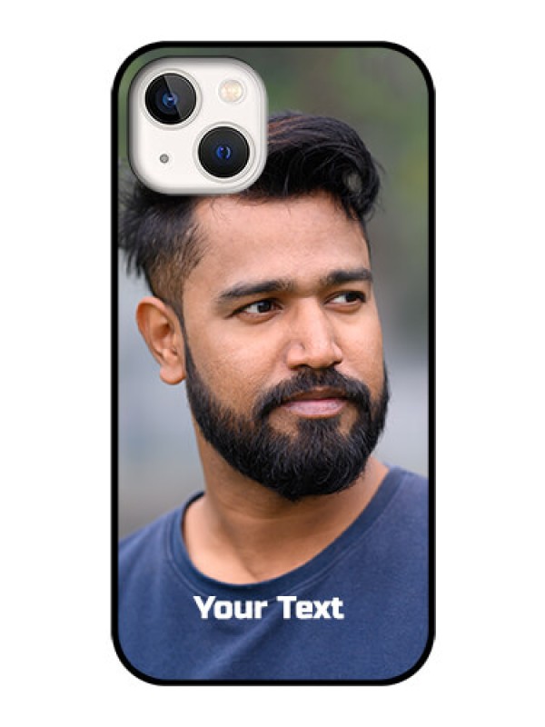 iPhone 13 Custom Glass Phone Case with Photo Printing Personalized