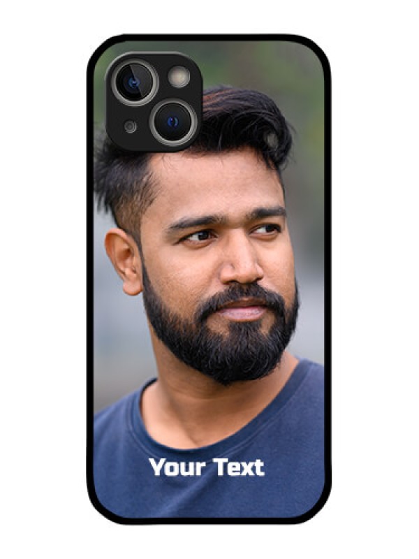 iPhone 14 Custom Glass Phone Case with Photo Printing Personalized