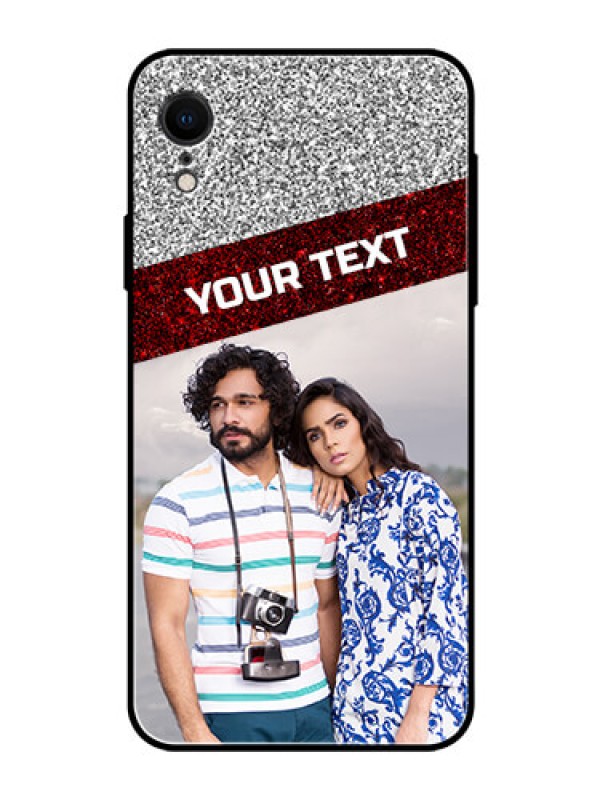 iPhone XR Custom Glass Phone Case with Photo Printing Personalized Glass Cases
