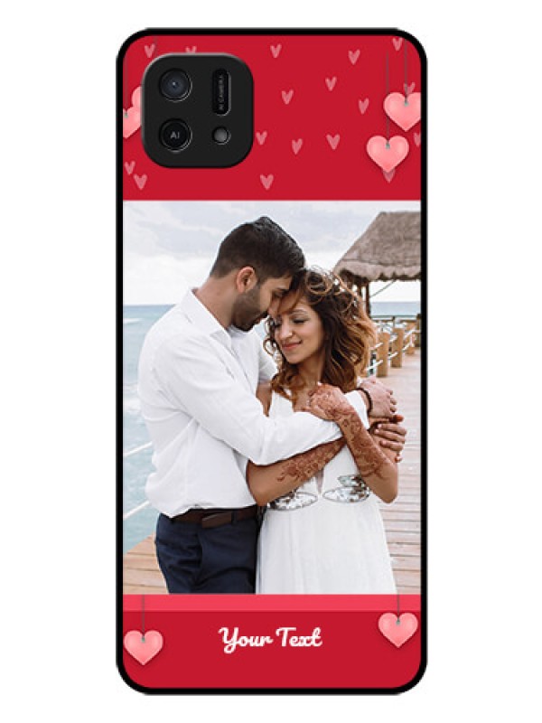 Custom Oppo A16k Custom Glass Phone Case - Valentines Day Design