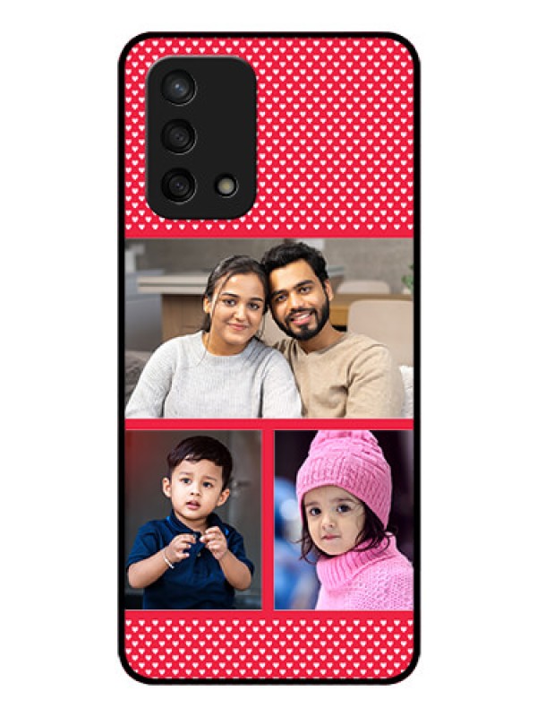 Custom Oppo F19s Personalized Glass Phone Case - Bulk Pic Upload Design