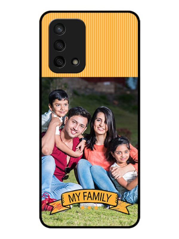 Custom Oppo F19s Custom Glass Phone Case - My Family Design