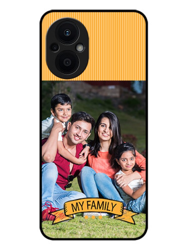 Custom Oppo F21s Pro 5G Custom Glass Phone Case - My Family Design