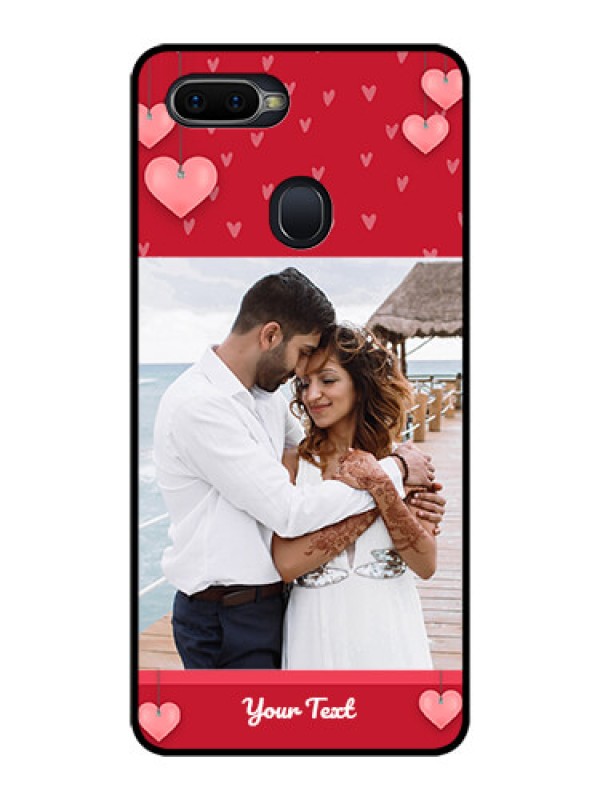 Custom Oppo F9 Pro Custom Glass Phone Case  - Valentines Day Design