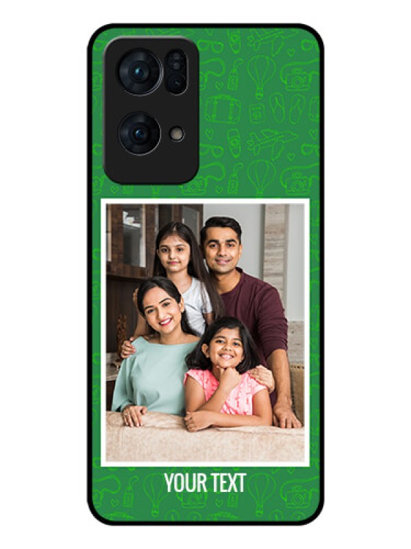 Custom Oppo Reno 7 Pro 5G Personalized Glass Phone Case - Picture Upload Design