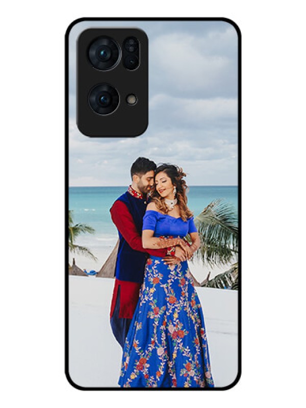 Custom Oppo Reno 7 Pro 5G Photo Printing on Glass Case - Upload Full Picture Design