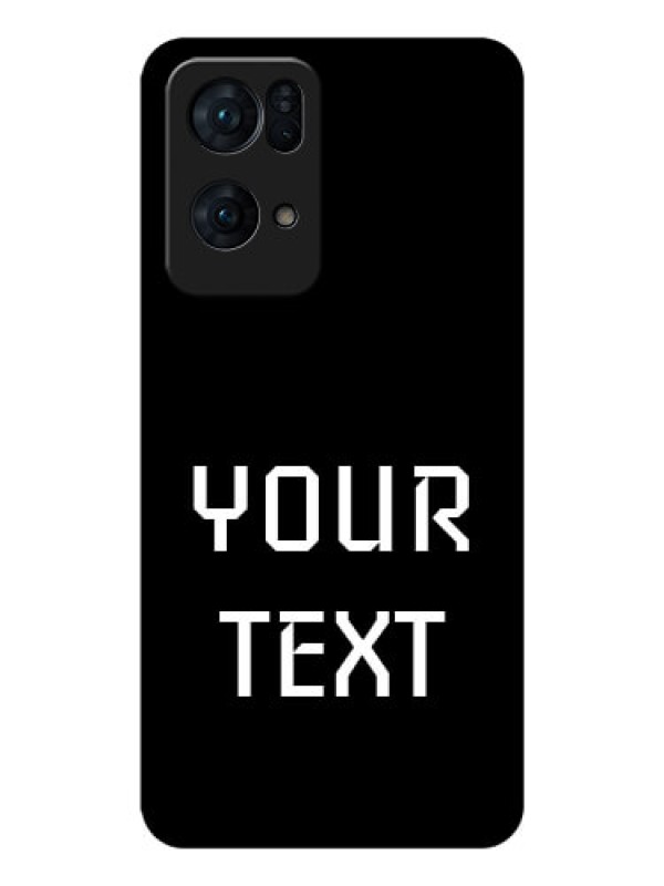 Custom Oppo Reno 7 Pro 5G Your Name on Glass Phone Case