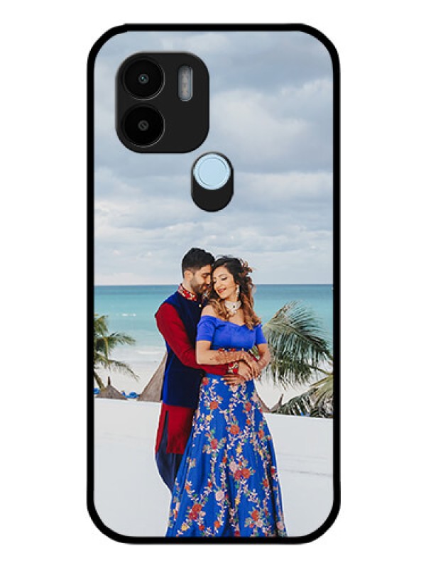 Custom Poco C51 Photo Printing on Glass Case - Upload Full Picture Design
