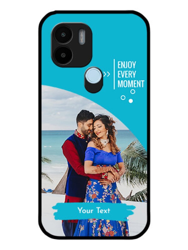 Custom Poco C51 Custom Glass Mobile Case - Happy Moment Design