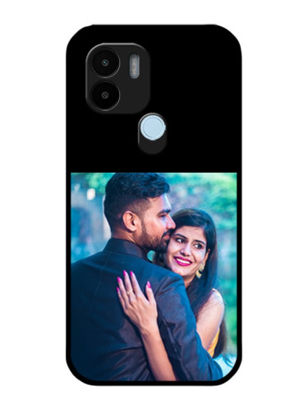 Custom Poco C51 Custom Glass Phone Case - Upload Full Picture With Custom Color Design