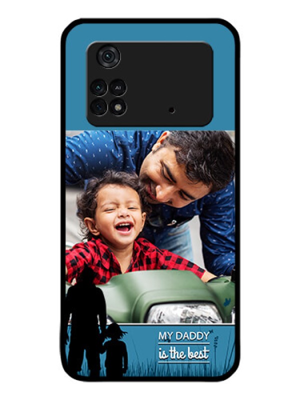 Custom Poco M4 Pro 4G Custom Glass Mobile Case - Best dad design