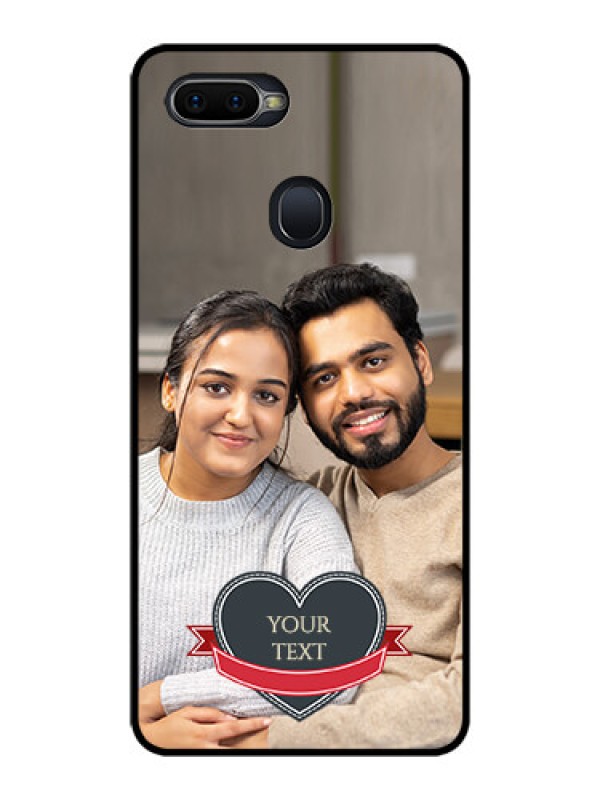 Custom Realme 2 Pro Custom Glass Phone Case  - Just Married Couple Design