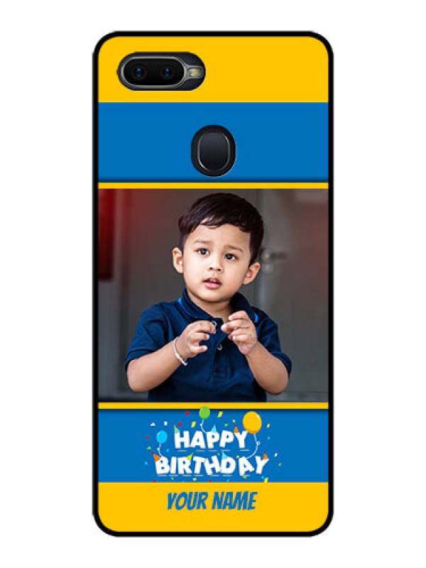 Custom Realme 2 Pro Custom Glass Mobile Case  - Birthday Wishes Design