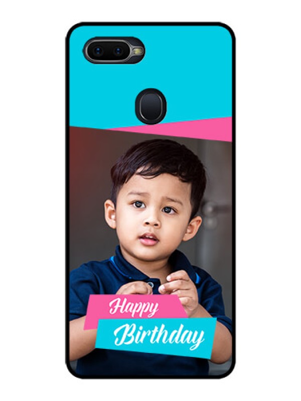 Custom Realme 2 Pro Personalized Glass Phone Case  - Image Holder with 2 Color Design