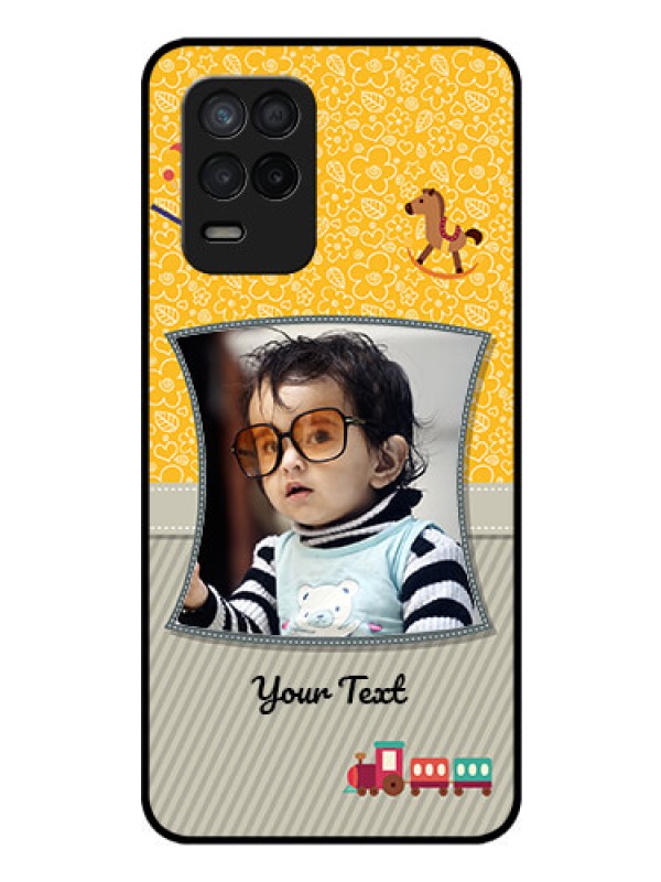 Custom Realme 8 5G Personalized Glass Phone Case - Baby Picture Upload Design
