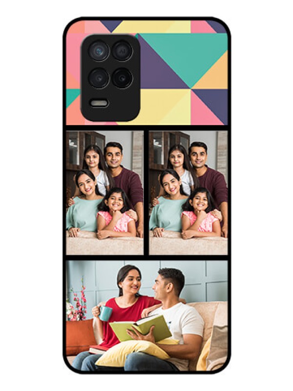 Custom Realme 8 5G Custom Glass Phone Case - Bulk Pic Upload Design