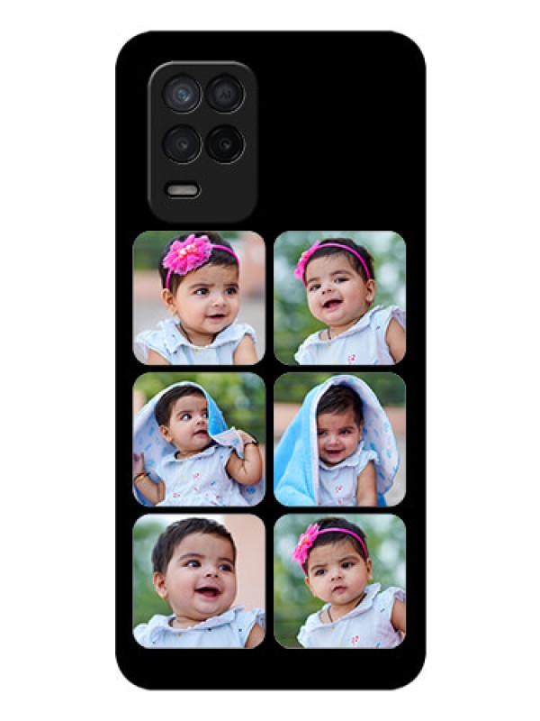 Custom Realme 8 5G Photo Printing on Glass Case - Multiple Pictures Design