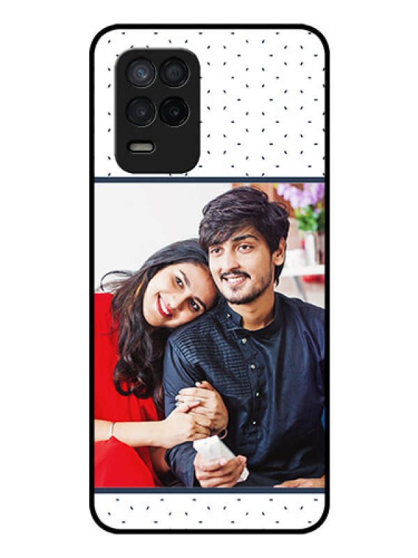 Custom Realme 8 5G Personalized Glass Phone Case - Premium Dot Design
