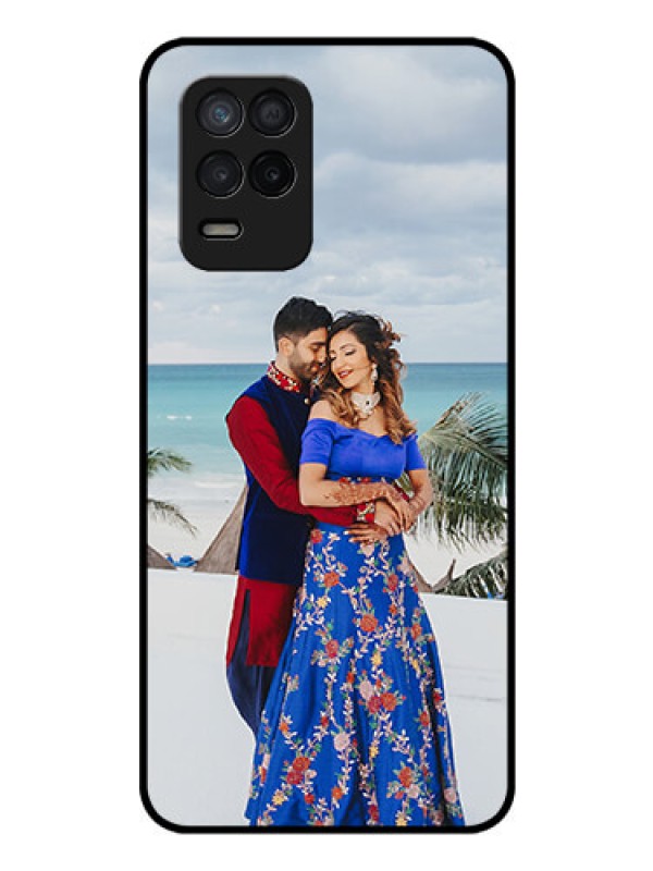 Custom Realme 8 5G Photo Printing on Glass Case - Upload Full Picture Design