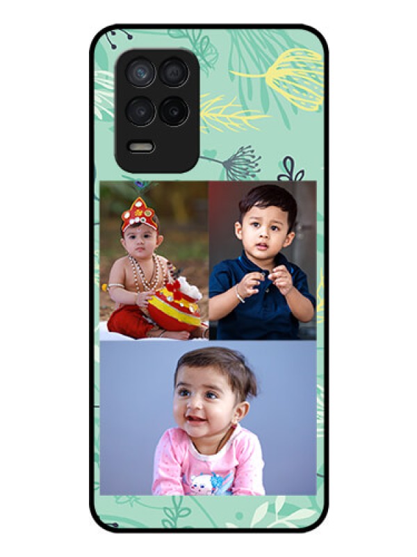 Custom Realme 8 5G Photo Printing on Glass Case - Forever Family Design 