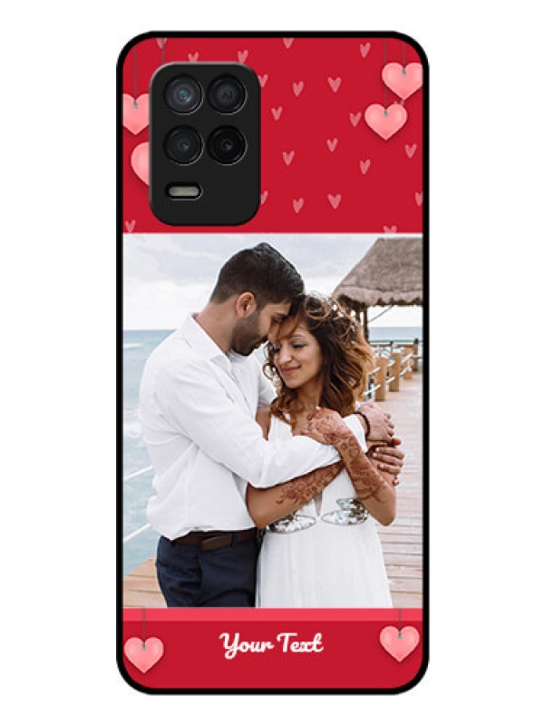 Custom Realme 8 5G Custom Glass Phone Case - Valentines Day Design