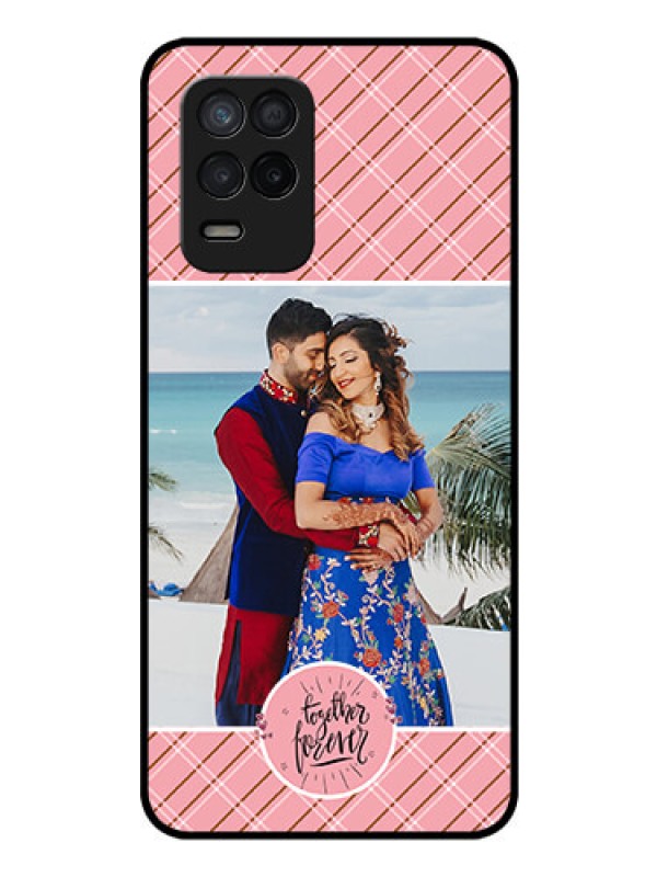 Custom Realme 8 5G Personalized Glass Phone Case - Together Forever Design