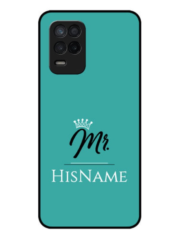 Custom Realme 8 5G Custom Glass Phone Case Mr with Name